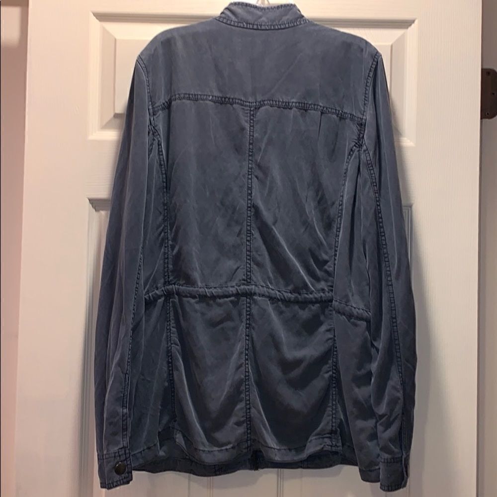 Hinge Slate Blue Utility Anorak Jacket - Picture 3 of 3